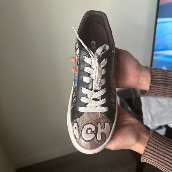 Coach X Mint + Serf Clip Low Top Sneaker In Signature Canvas size 6.5 women - Picture 5 of 16